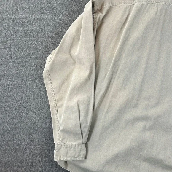 Lot of 3 VTG LL Bean Mens XXL Tall Guide Field Work Shirt Elbow Patches USA 90s - Picture 6 of 9